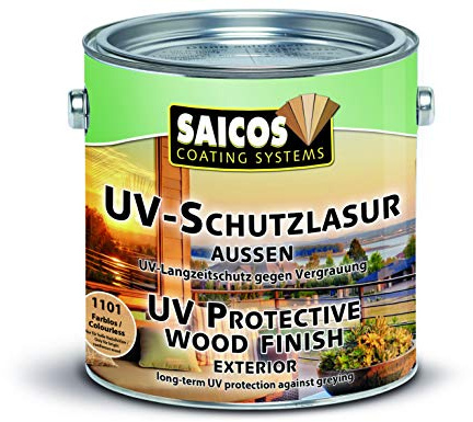 Saicos 1181 501 UV-Schutzlasur Außen nußbaum 2.5 l