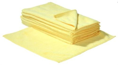 SBS Mikrofasertücher | 30 x 30 cm | 10 Stück | gelb | Microfasertuch Mikrofaser Tuch Microfasertücher