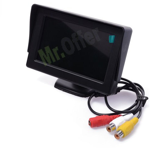 Monitor auto 4.3” colori per parcheggio di Camper e furgone, monitor per retrocamera auto e telecamere di videosorveglianza