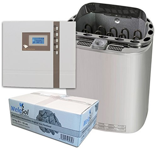 Well Solutions Saunaofen Scandia Combi 6 kW und Sauna Steuerung H1