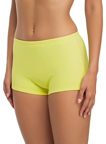 Merry Style Damen Badeshorts Bikini Bikinihose L23L1 (Gelb (1195),40)