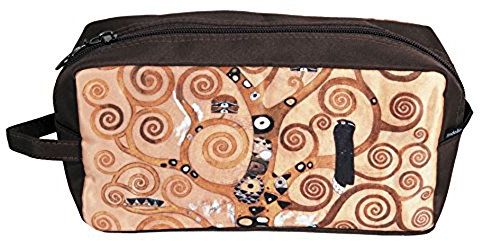 Necessaire Kulturbeutel Kulturtasche Gustav Klimt Lebensbaum von Fridolin