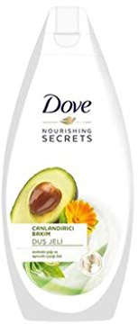Dove Gel Doccia Olio di Avocado ed Estratto di Calendula 500 ml - [Confezione da 4]