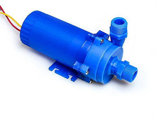 NUZAMAS 12V 85W DC Pump 14L / min, 8m Sollevare sistema di riscaldamento solare dell'acqua calda, fontane, acquario di circolazione, pompa del sistema di raffreddamento ad acqua