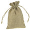 PLECUPE 20 Stück Jutesäckchen, Jutebeutel 15x20 cm, Geschenktüten, Natur Jutesäckchen Leinen Säckchen für Hochzeit Geschenktüte, Leinen Tunnelzug Säckchen Weihnachte Party Beutel, Khaki