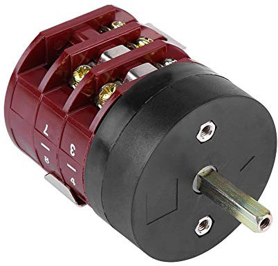 KIMISS Interruptor inversor para máquina cambiador de ruedas, motor 220V/380V 32A, con pedal y mesa giratoria, para taller