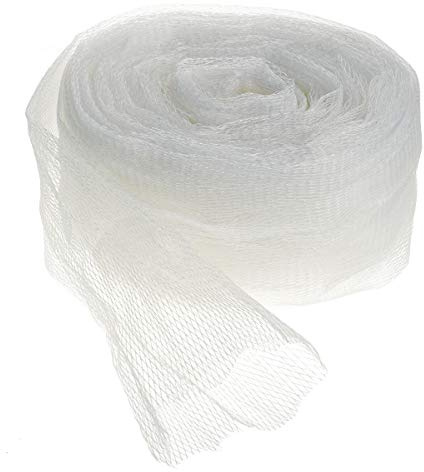 HaGa® 50 m Verpackungsnetz Netzschlauch Schutznetz Ø 220-360 mm transparent | Oberflächenschutznetz | Netzbeutel | wiederverwendbar | Meterware