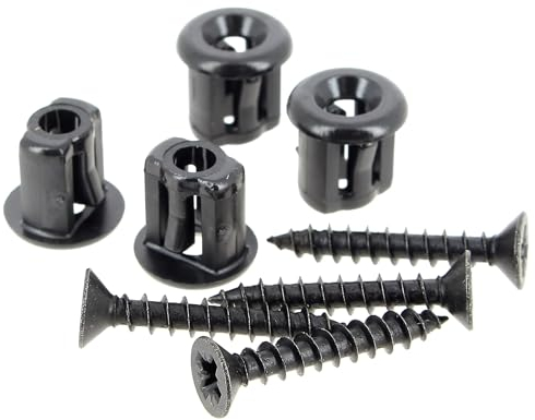 Kit 4 vis + douilles panneau avant d'origine Four, cuisinière 50293036005 ARTHUR MARTIN ELECTROLUX Four, cuisinière 50293036005 ARTHUR MARTIN ELECTROL