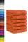 BaSaTex - 6er Pack Handtuch Set für Gäste - Handtücher mit Aufhängeschlaufe aus weicher Baumwolle in 30x50 cm - Gästetücher für die Händereinigung Öko-Tex Standard 100 Zertifiziert - Terra