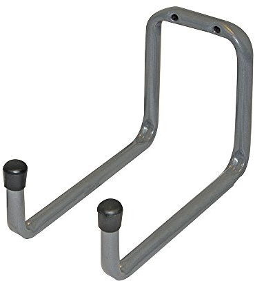 180mm Wall Mounted Twin Arm Storage Hook - Ladder Lawnmower Bike Hanging Bracket - Shed/Garage Storage Stand - Strong Corrosion Resistant Steel Frame Holder