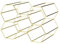 Viners 0302.217 Flaschenregal, Edelstahl, Gold