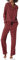 Amazon Essentials Ensemble Pantalon de Pyjama et Chemise en Flanelle à Manches Longues boutonnés sur Le Devant Femme, Noir Rouge Carreaux Lainés Mini, XXL