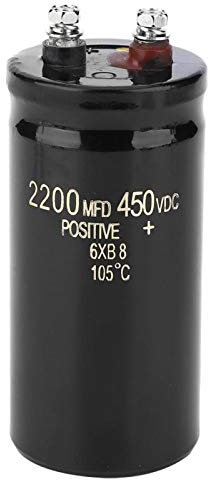 Condensateur électrolytique, Condensateur électrolytique à broche de boulon 450V 2200uf condensateur diélectrique d'électrolyse en aluminium Pour Le Blocage, Couplage, Dérivation, Filtrage