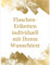 8 Flaschenetiketten personalisiert – Aufkleber mit Wunschtext – Gold-Look für Wein & Sekt – Hochzeit Geburtstag Geschenk Idee – Selbstklebend – Etikett für Flaschen