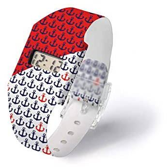 I like paper - Pappwatch/Watch/Digitale Armbanduhr aus Tyvek - reissfest - wasserabweisend - Digitale Anzeige für Uhrzeit und Datum