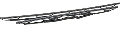 RIDEX Scheibenwischer Set Wischerblätter Satz ohne Spoiler Vorne Länge 1: 650mm Länge 2: 525mm Standard Kompatibel mit BMW 5 Limousine E39 298W0459