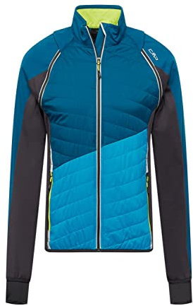 CMP Herren Outdoorjacke blau/hellblau/schwarz/gelb 48