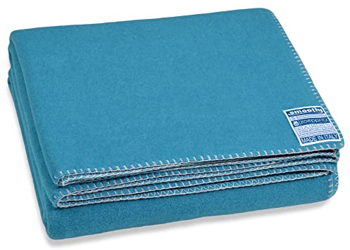 Zoeppritz since 1828 Smoothy Fleece-Decke – Flauschige Kuscheldecke aus Polarfleece - vegan – 140x190cm – 760 Curacao