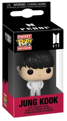 Funko Pop! Keychain: BTS - Jungkook - Jung Kook - Neuartiger Schlüsselanhänger - Vinyl-Minifigur Zum Sammeln - Strumpffüller - Geschenkidee - Offizielle Handelswaren - Music Fans - Minifigur