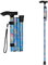 supregear Walking Stick - Adjustable Folding Walking Sticks for Women and Men - Lightweight Portable Collapsible Balancing Aid - Travel Cane for Ladies Elderly Adults, Blue Floral