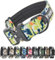 TSPRO Premium Hundehalsband mit Patch Dickes Verstellbares Taktisches Hundehalsband Schwere Ausführung Schnellverschluss Metallschnalle für Mittelgroße bis Große Hunde (Camo Grün M)