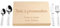 LAUBLUST Couverts pour Enfants gravés avec boîte - Cadeau personnalisée en Bois - Naturel - 4 pièces - Couverts de Table en Acier Inoxydable - Cadeau personnalisé (Gravure souhaitée)