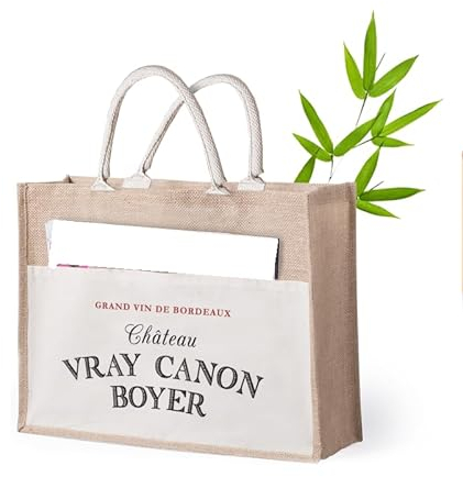 lotdevin Sac toile de jute personnalisable (Classique)