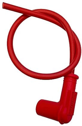 Pipetta Attacco Candela CHAMPION PRO-5U 5K OHMS Rossa Con Cavo Candela
