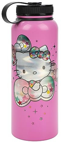 Hello Kitty CD Collection Bouteille d'eau en acier inoxydable Rose 1,2 l