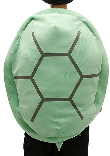 Foribyw Wearable Turtle Shell Pillows Soft Stuffed Turtle Plush Cushion 100cm Funny Creative Tortoise Costume Toy Multi-Purpose Animal Dress Up Cosplay for Adults Kids Gift Home Decor