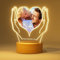 Bemaystar Personalisierte Geschenke Lampe mit Foto - Couple Geschenke Valentinstag für Ihn & Sie, Jahrestag Geschenk Partner Freund Freundin - Liebe