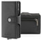 MR CARD Porta Carte di Credito e Portafoglio Slim Uomo | Portacarte | Portafoglio Piccolo | Porta Tessere | Con Portamonete (Nero Essenziale)