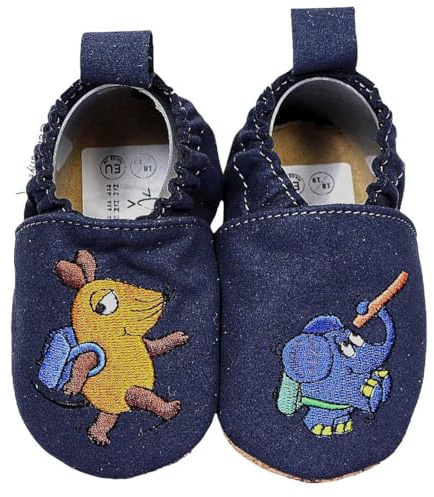 HOBEA-Germany vegane Kinderschuhe RecyStep aus recyceltem Material | waschbar, vegane Kinderschuhe, IGR zertifiziert (ergonomisches Produkt), Barfußschuh, Hausschuh