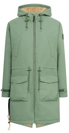 derbe Phoebholm Dog - Damen Parka, Größe_Bekleidung_NR:46, Farbe:hedge green/caramel