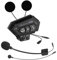 Auriculares para casco de moto, BT12B/BT12S 5.0+EDR casco de motocicleta auriculares inalámbricos Bluetooth montar auriculares manos libres con micrófono 150 M dos personas intercomunicador