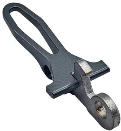 perfk Bike Seat Post Clamp Hook for Folding Bicycles for Bike Repair Seat Tube Clamp Hook, Heavy Duty, Titanium