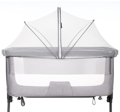 Filet Bébé | De Lit Bébé Portable | Toile Aérée et Pliable pour Cododo Camping Sieste Voyage en Poussette Parc