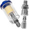 EXCEART 1Set Separatore Acqua Per Compressore Aria Per Spruzzatore Vernice Con Alloggiamento Trasparente e Installazione Facile