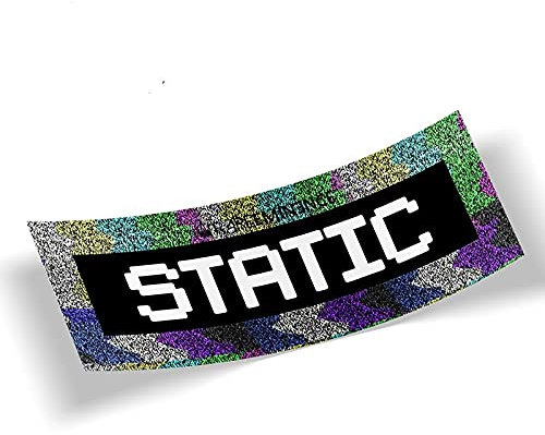 13 cm x 7,1 cm für Static Slap Car Sticker Lustige JDM-Aufkleber Anime-Persönlichkeitskörper