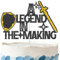 A Legend In The Making Cake Topper - Glitter Funny Inspirational Cake Decorations for Baby Shower Retirement Graduation Farewell Party Decorations