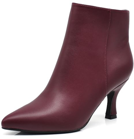 IF Fashion Tronchetti Stivali Stivaletti A Punta Scarpe da Donna Con Tacco MP413