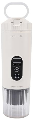 Naroote Cafetera Portátil, Cafetera Eléctrica Espresso, Cafeteras A Presión De 21 Bares con Carga Tipo C, Ideal para Cápsulas DolceGusto Café Molido, Viajes Camping Oficina (WHITE)