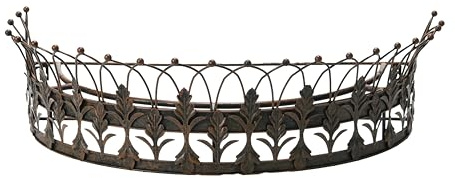 Creative Co-Op Metal Curtain Crown