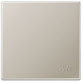 Jung es2990lp – Taste einfach mit Simbolo Licht Relief Edelstahl