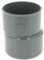 Réduction extérieure excentrée MF PVC pour tube d'évacuation gris - Ø 110/100 mm