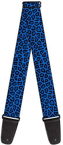 buckle-down Gitarrengurt 34-60 Leopard Turquoise