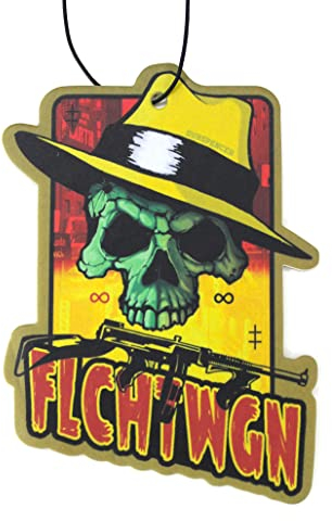 1x Fluchtwagen Auto Duftbaum Duft fürs Auto Air Freshener Kaugummi Innenraumduft Aroma Duft Spender