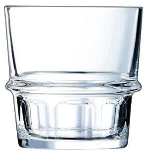 Arcoroc ARC L7339 New York Trinkglas, Wasserglas, Saftglas, 250ml, Glas, transparent, 6 Stück