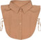 styleBREAKER Damen Blusenkragen Einsatz mit Knopfleiste Unifarben, Kragen für Blusen und Pullover 08020004, Farbe:Beige