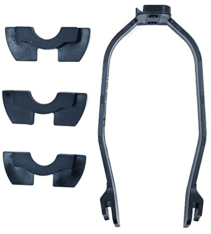 CENPEK 4-teiliges Scooter-Ersatzteil-Zubehör inklusive hinterer Kotflügel-Halterung, Schutzblech-Halterung und 3 Stück Gummi-Vibrationsdämpfer für X-i-a-o-mi M365 / M365 Pro Scooter (schwarz)